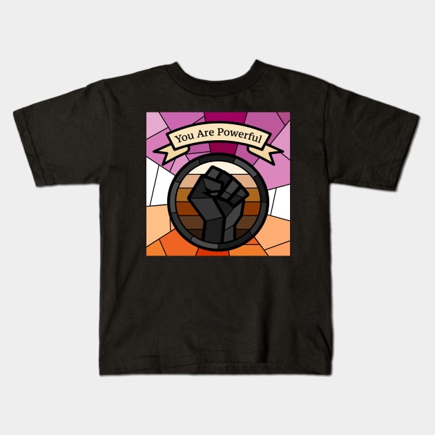Wrath Month 2020 (Lesbian) Kids T-Shirt by OctopodArts